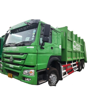 hot sale sanitation HOWO 6x4 336 hp 19 cbm compressed garbage compactor truck